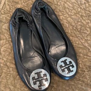 Tory Burch black flats 8.5